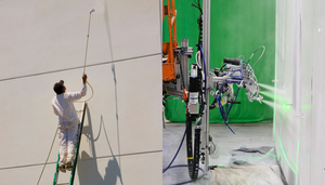 PaintJet's robots automate the process of painting commercial buildings