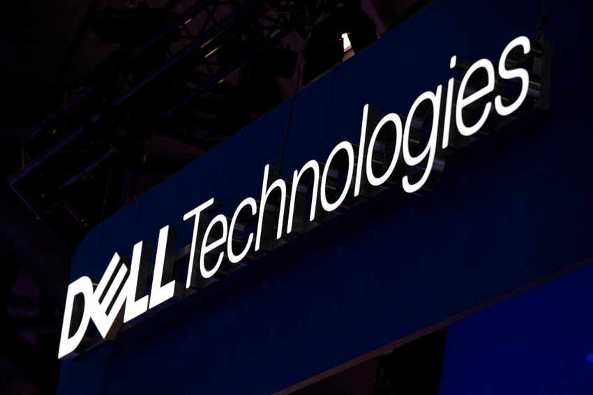 Dell Technologies sign during the Mobile World Congress
