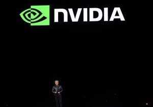 Nvidia CEO Jensen Huang speaking at GTC