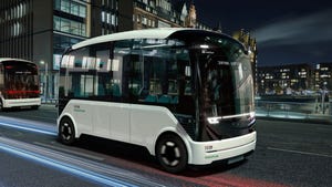 A Schaeffler electric, self-driving bus
