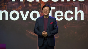 Lenovo CEO Yuanqing Yang at Lenovo Tech World 2023