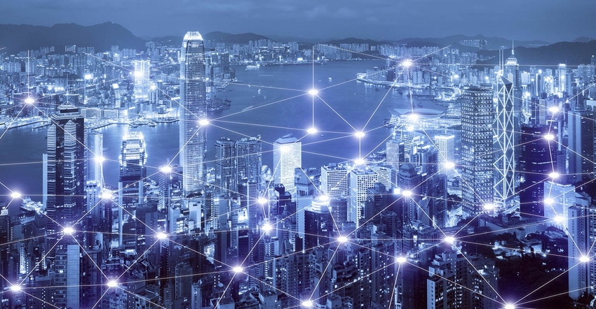 Smart city schematic Smart city schematic