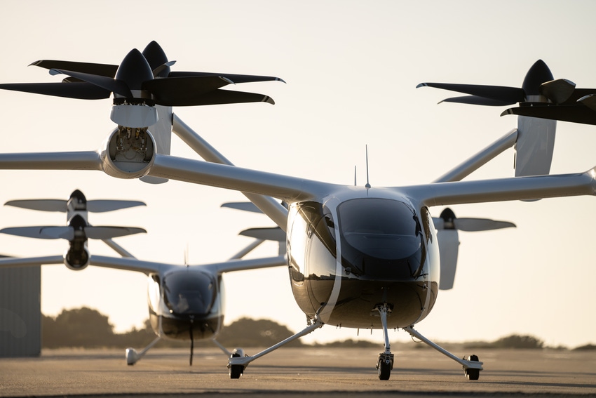 A rendering of Joby Aviation's Dayton, Ohio flying taxi plant. 