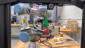 The silicone raspberry can help teach harvesting robots to grasp fruit