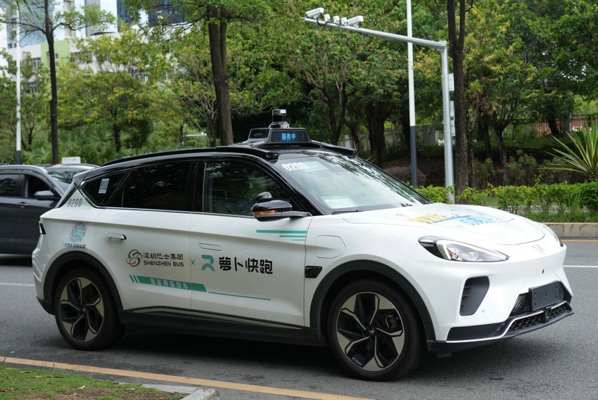 Baidu's self-driving taxi