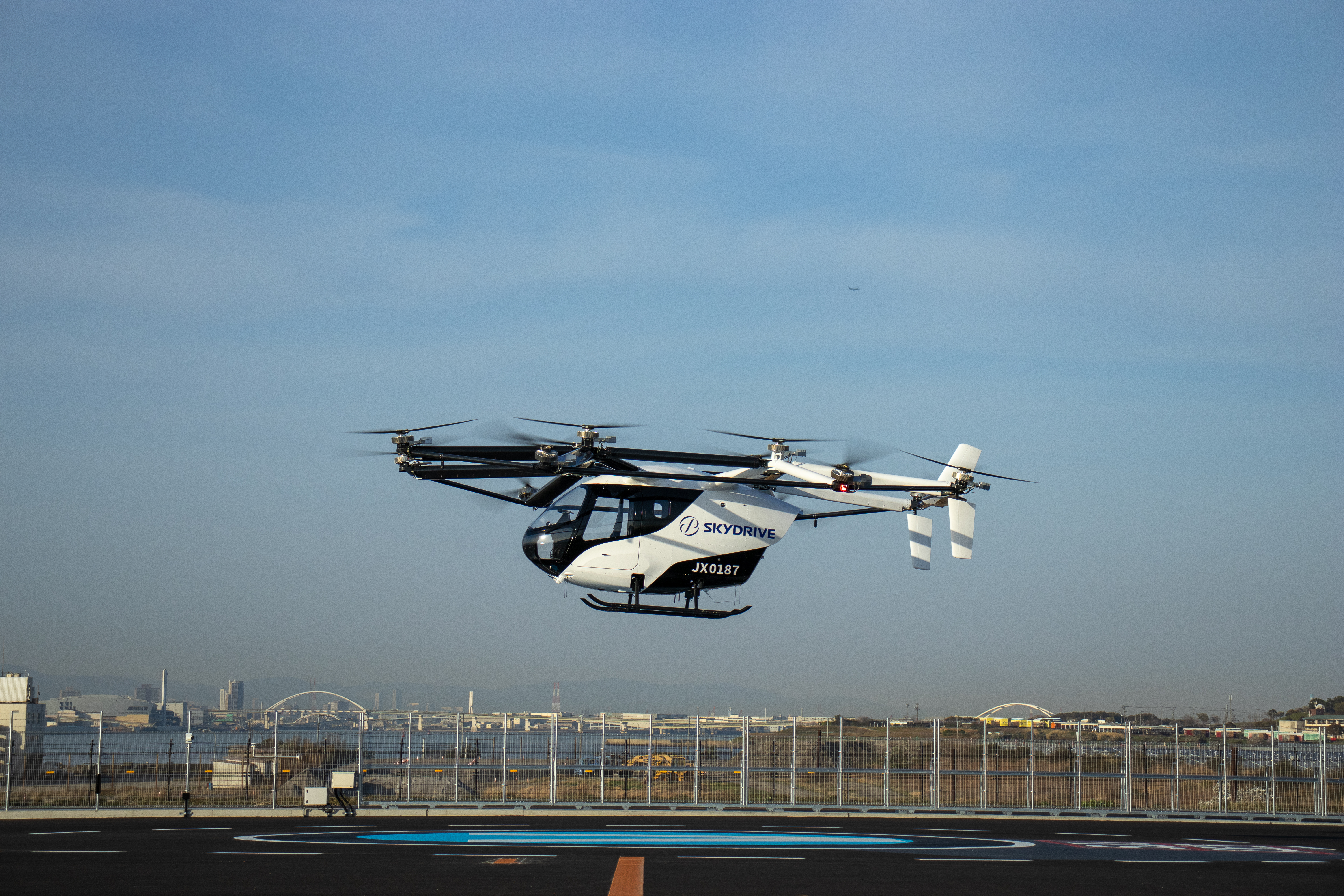 SkyDrive Air Taxi Conducts Test Fight for Japan World Expo