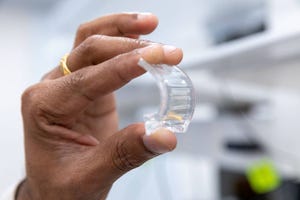 The flexible, transparent polymer-based material 