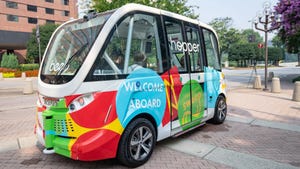 Beep’s self-driving shuttle, the Hopper, being deployed in Atlanta