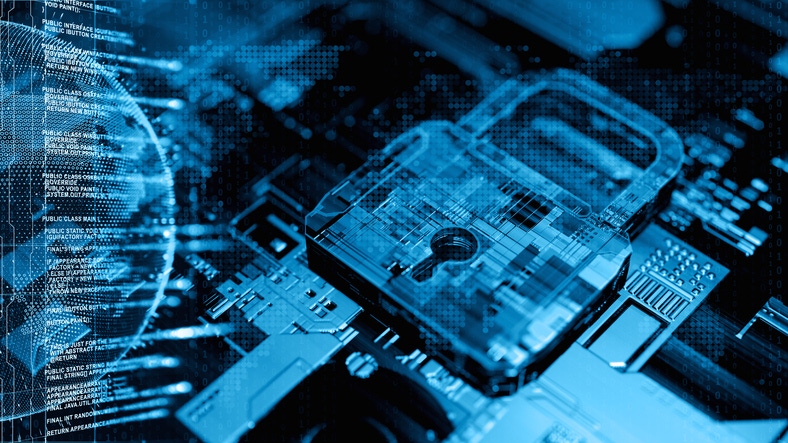 Image of a Digital security concept Image of a Digital security concept