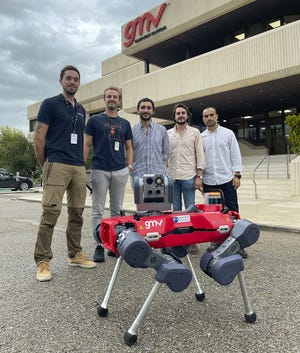 The team is integrating GMV’s cloud-based autonomous robot movement solution uPathWay with ANYmal