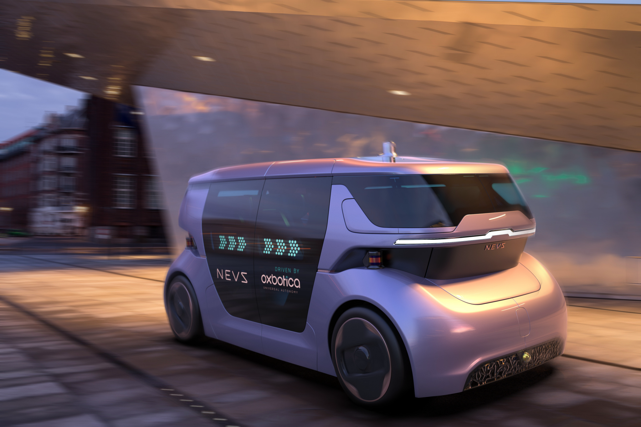 Fleet of Electric Autonomous Vehicles Readying to Hit the Road