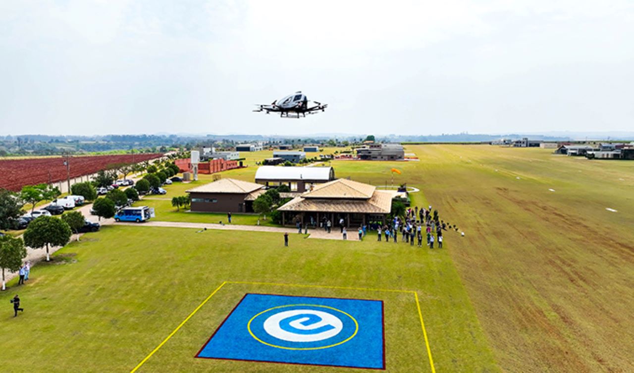Air Taxi Company Takes First Flight in Brazil; Pilotless