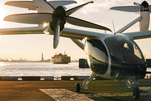 Joby Aviation showcased one of its vehicles in New York City
