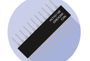 Vector image of a microcontroller