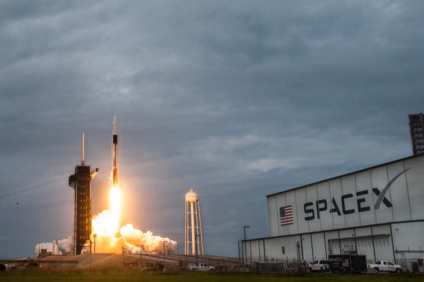 SpaceX launched the first six satellites in January