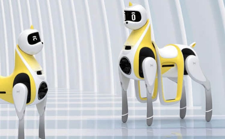 Image shows XPeng robotics robotic pony Image shows XPeng robotics robotic pony