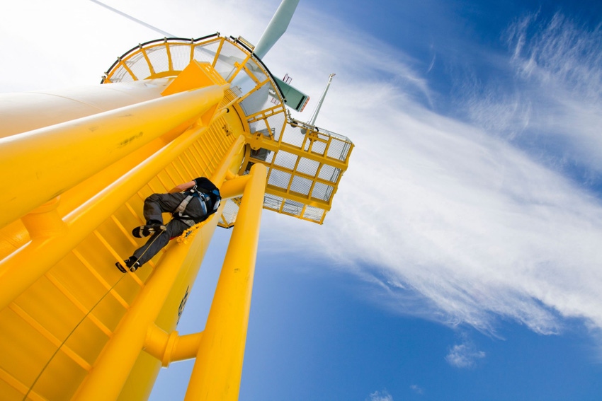 Worker in the offshore industry