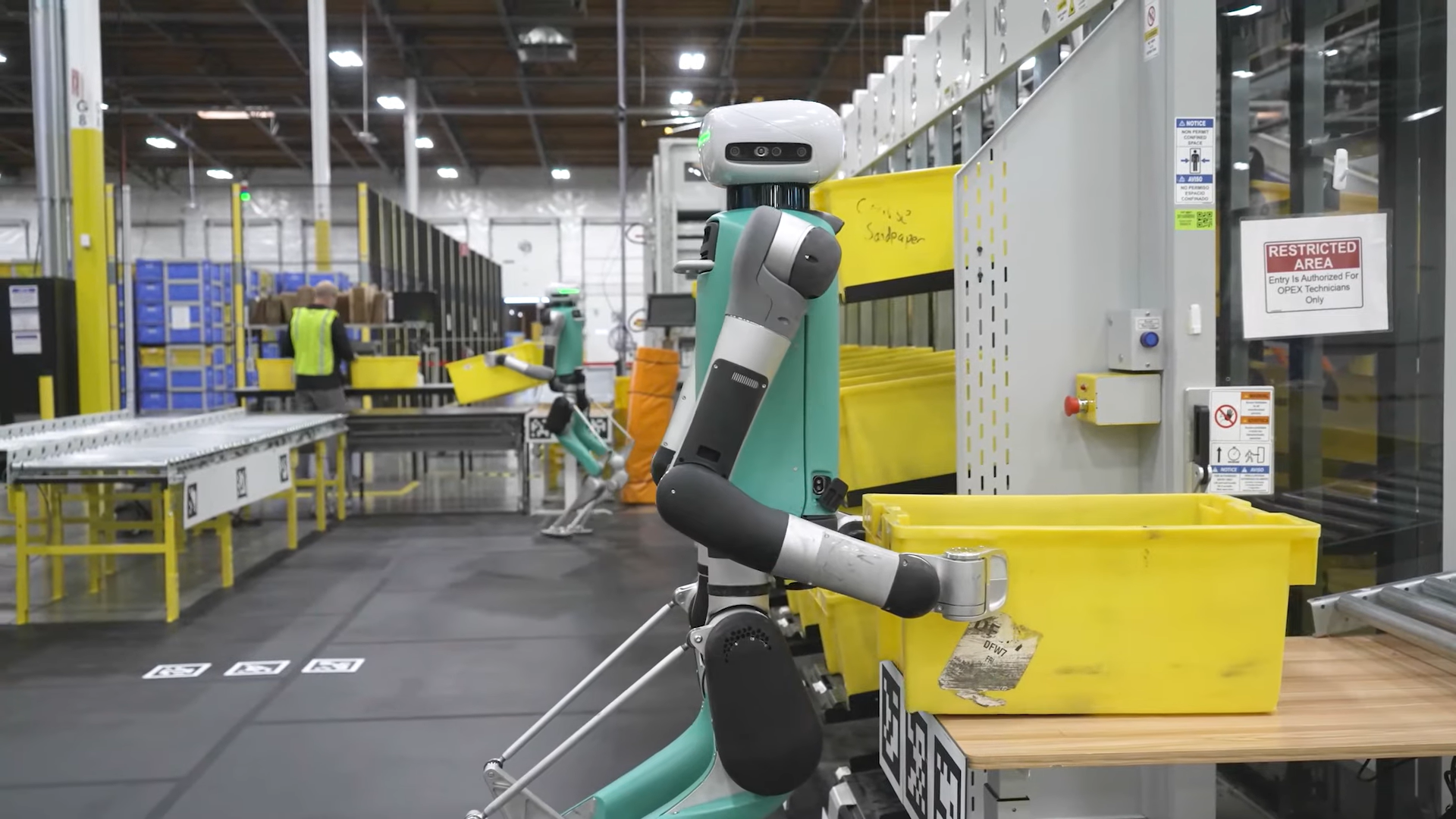 Watch Amazon Humanoid Robot Working at Seattle Facility