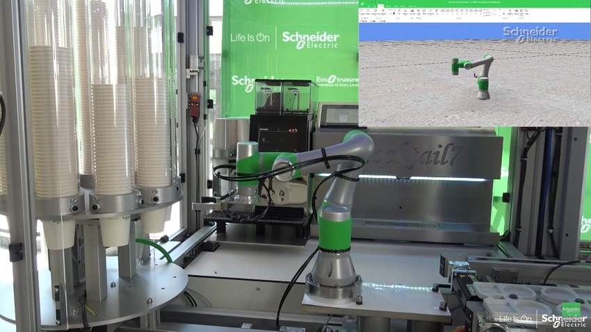 Schneider Electric's Lexium Cobot in action