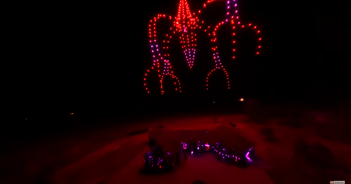 Super Bowl Halftime Show Intel Drone Show 2019 Dji Drone Intel