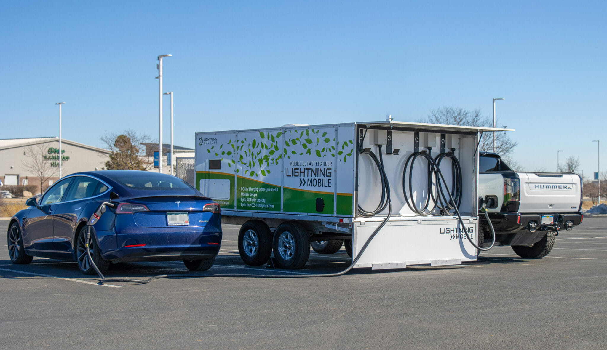 Mobile ev outlet charging station