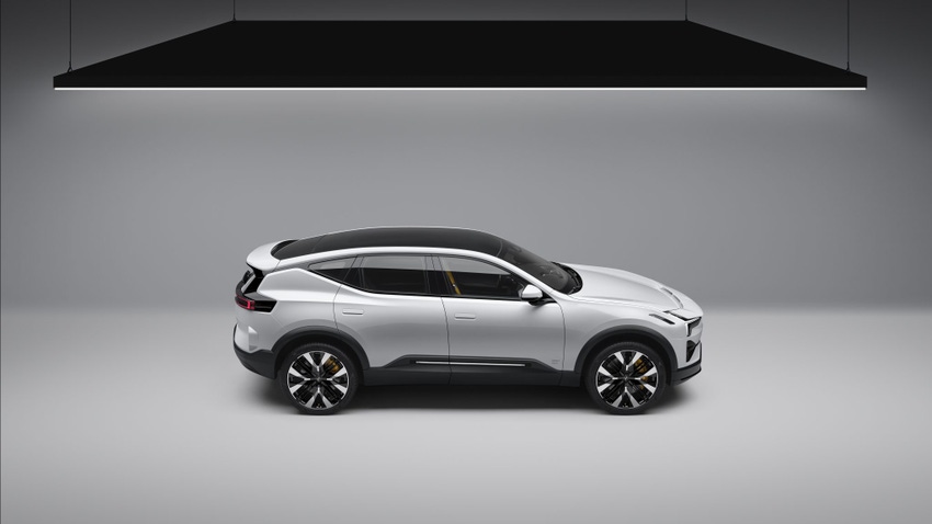 Image shows Polestar's upcoming performance SUV, the Polestar 3. Image shows Polestar's upcoming performance SUV, the Polestar 3.