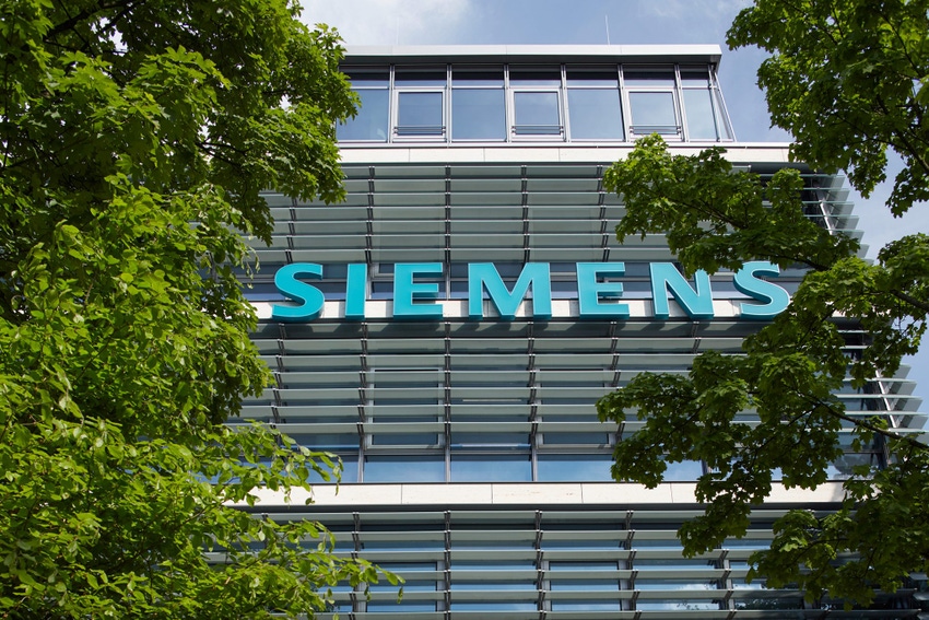 Image shows Siemens headquarters in Munich