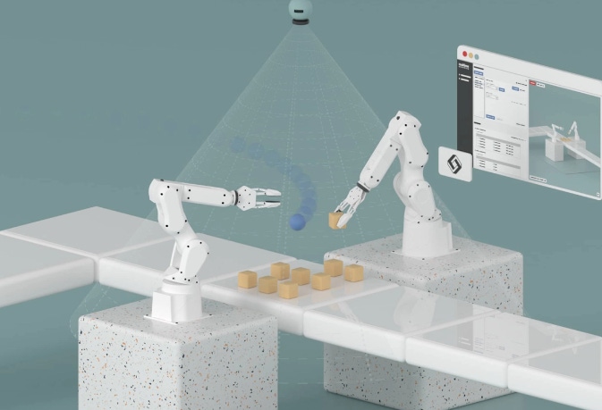 Image shows Realtime Robotics RapidPlan program