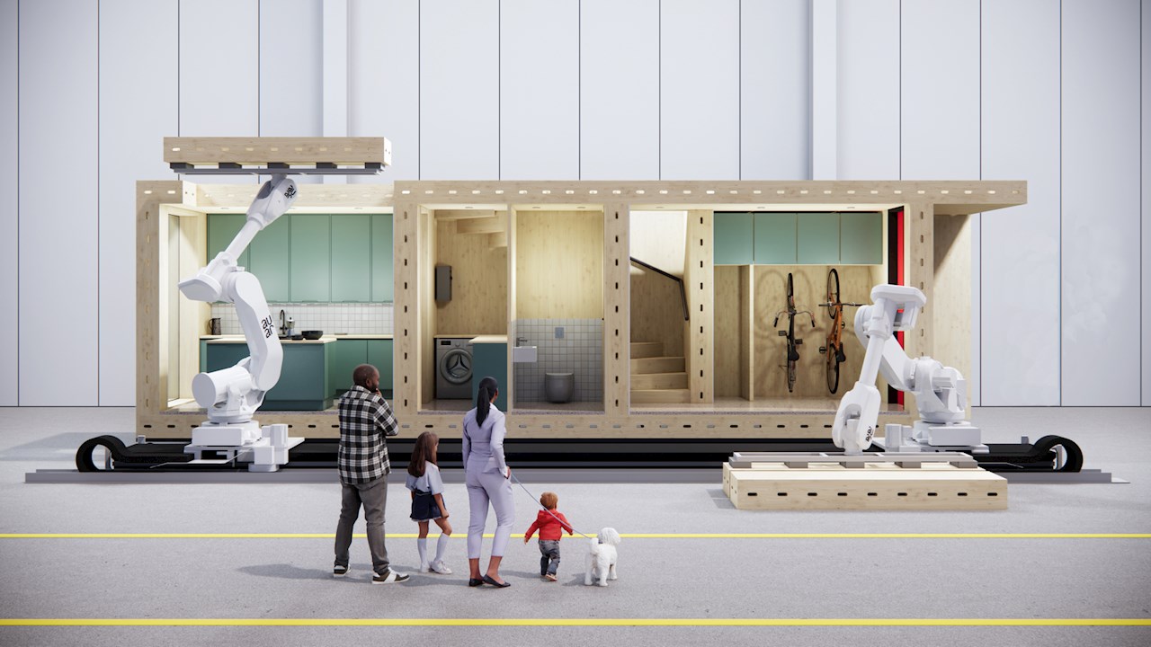 ABB Robotics, AUAR Launch Automated Home-Building Microfactories