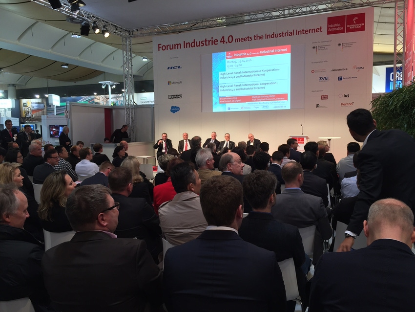 Industrie 4.0 Meets Industrial Internet Panel Discussion at Hannover Messe 2016