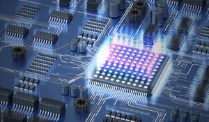 A stylized quantum chip