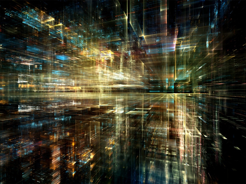 Image depicts a digital world. Image depicts a digital world.