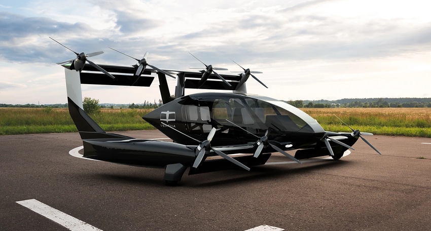 AMSL Aero's Vertiia electric aerial vehicle (EAV)