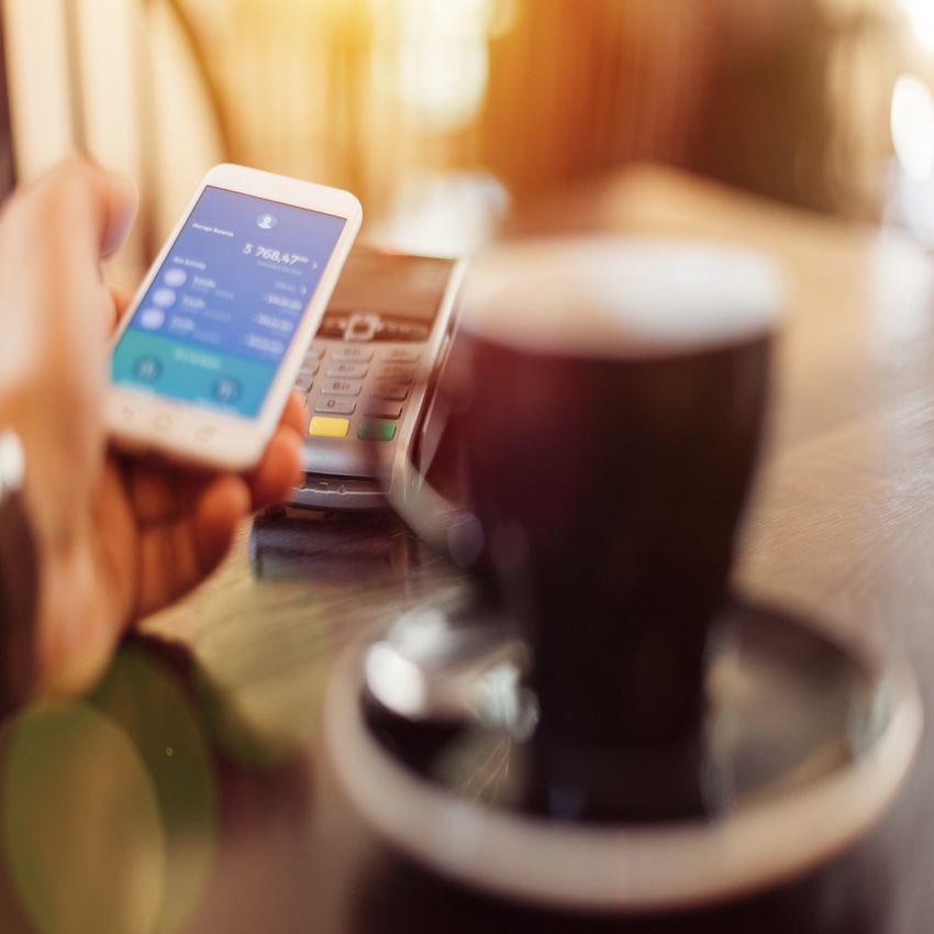Mobile Payment Coffee Shop