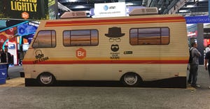 Breaking Bad–themed stand from Bromium at RSA
