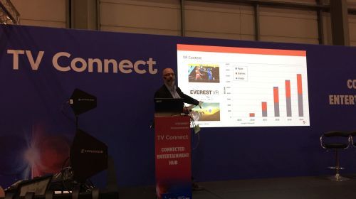 Image of Ovum's Paul Jackson at TV Connect event