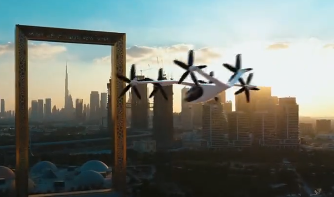 Dubai To Launch Flying Taxis By 2026   Screenshot (835) 