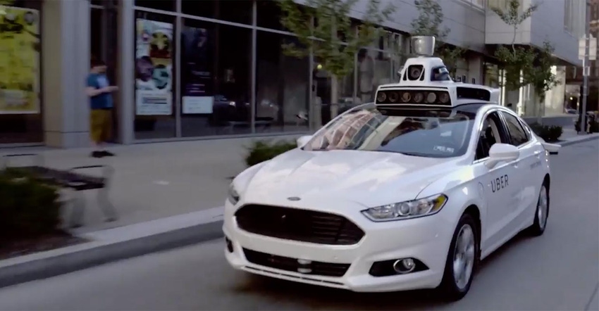 Driverless car debuts in Pittsburgh.