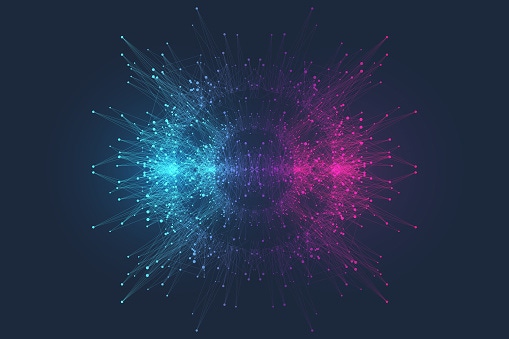 Image shows deep learning artificial intelligence and big data algorithms. Image shows deep learning artificial intelligence and big data algorithms.