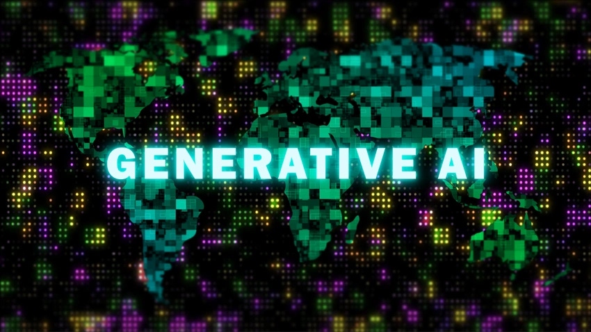 Generative AI graphic text