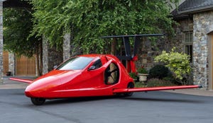 The Samson Sky Switchblade “flying sports car.” 