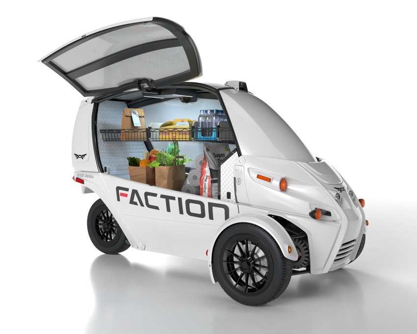Image shows Faction's D1 electric three-wheeler Image shows Faction's D1 electric three-wheeler