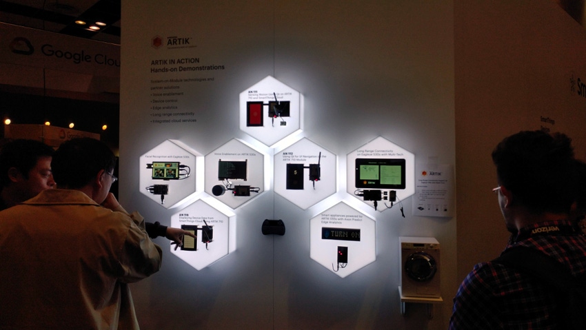 IoT devices by Artik on display at IoT World 2018
