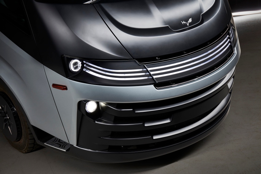 Image shows Hydrogen Vehicle Systems' self-driving hydrogen-powered heavy goods vehicle. Image shows Hydrogen Vehicle Systems' self-driving hydrogen-powered heavy goods vehicle.