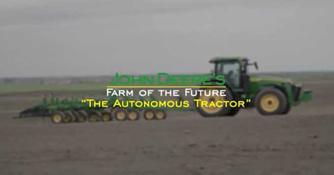 VIDEO  John Deere shows autonomous electric tractor - Future Farming