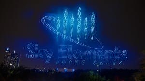 Sky Elements broke two Guinness World Records after three nights of drone shows