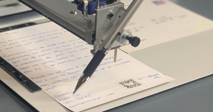 Handwriting-Robot Startup Raises $10 Million | IoT World Today