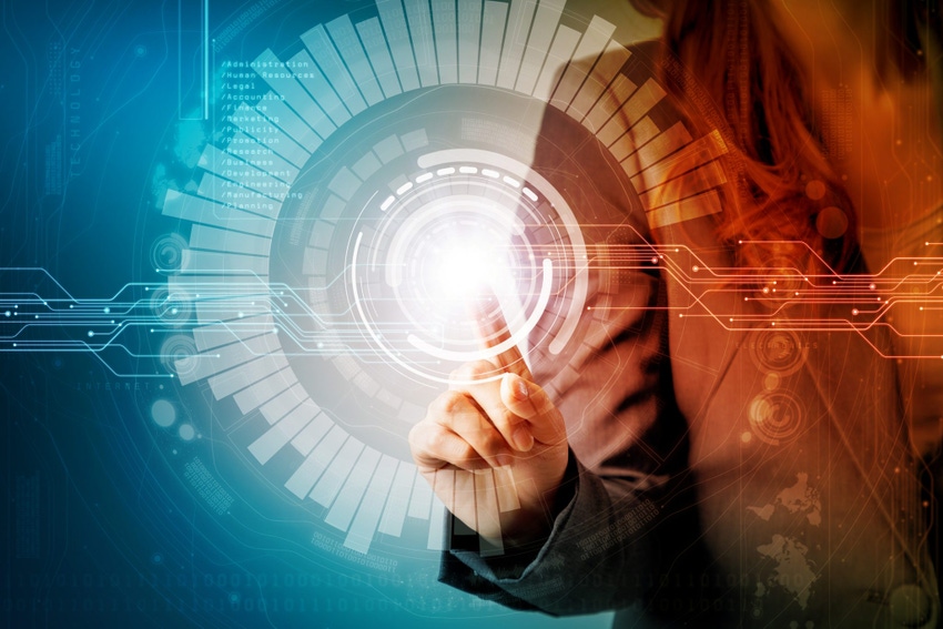 Image shows a futuristic graphical user interface concept. Image shows a futuristic graphical user interface concept.