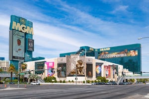 General views of the MGM Grand Las Vegas Hotel & Casino on August 16, 2020 in Las Vegas, Nevada. 