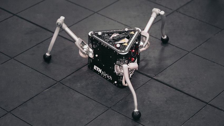 ETH Zurich's three-legged space robot